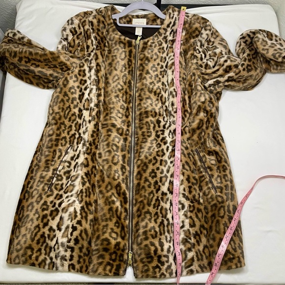 Chico's Leopard Print Jacket - Picture 9 of 11